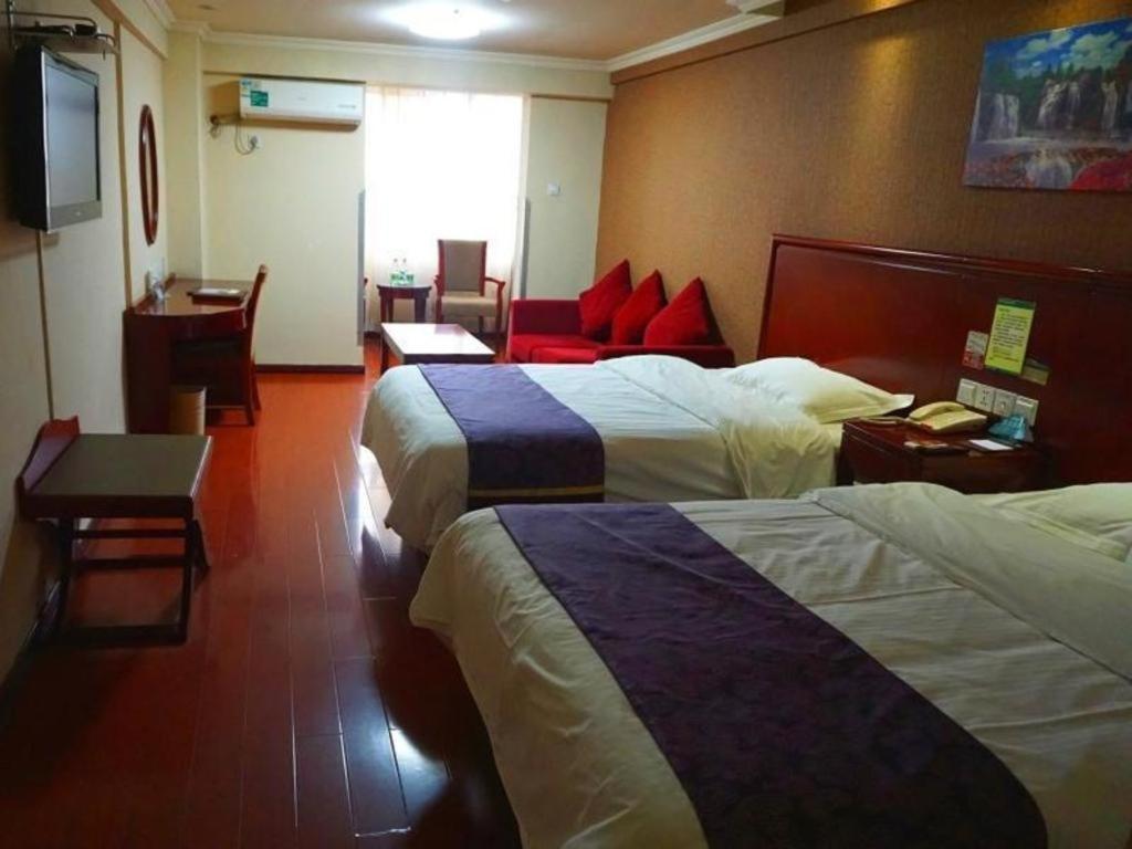 Greentree Inn Xi'An Bell And Drum Tower Food Street Ancient City Wall Ximen Express Hotel Extérieur photo